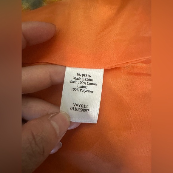 Coldwater Creek Floral Button-Up Jacket size 12 - Picture 6 of 9